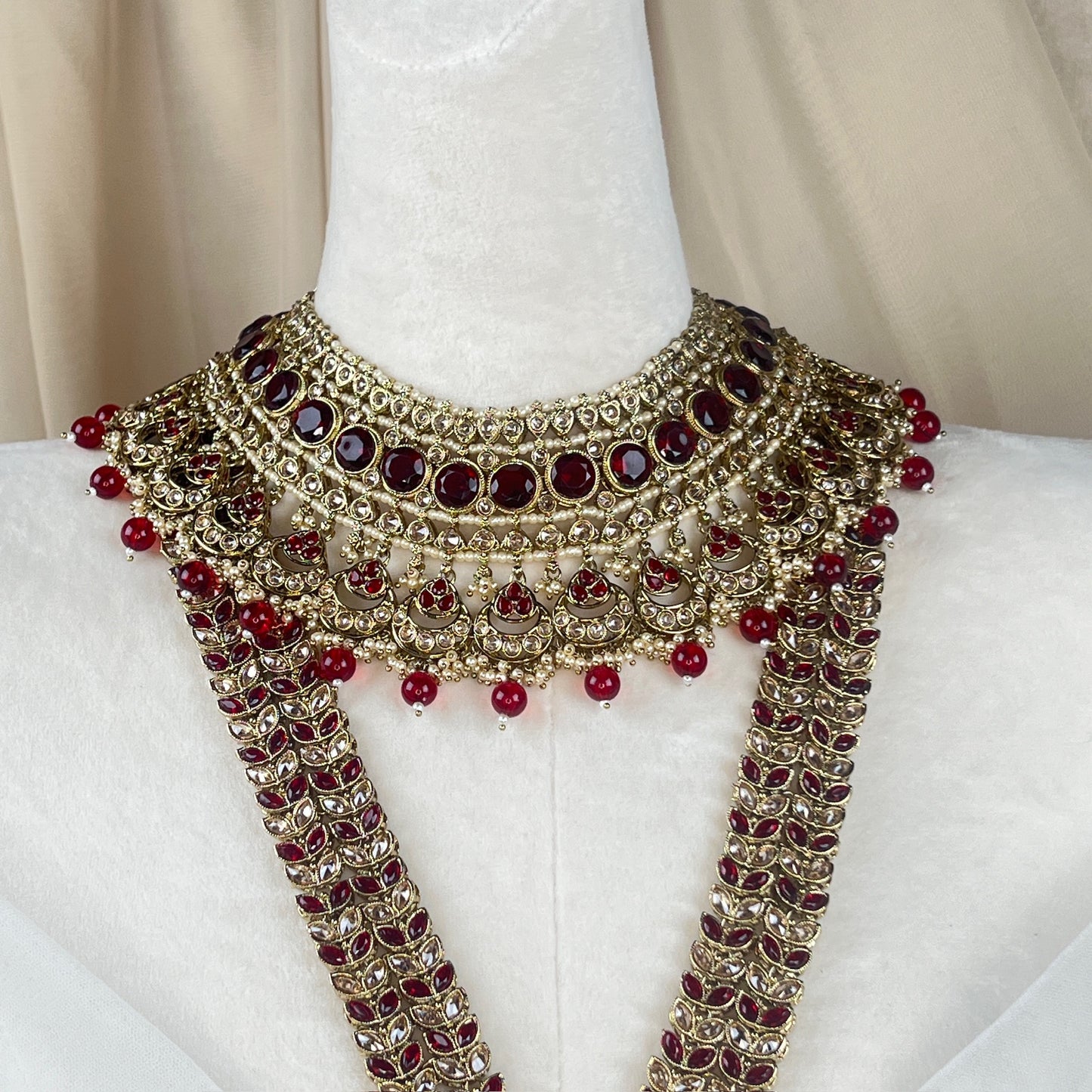 Maroon Full Bridal Set