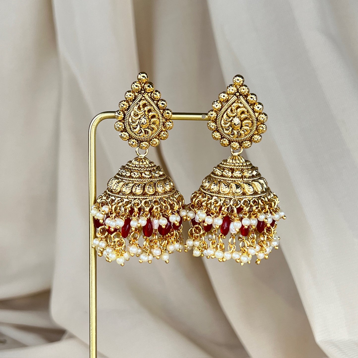 Traditional Gold Jhumka