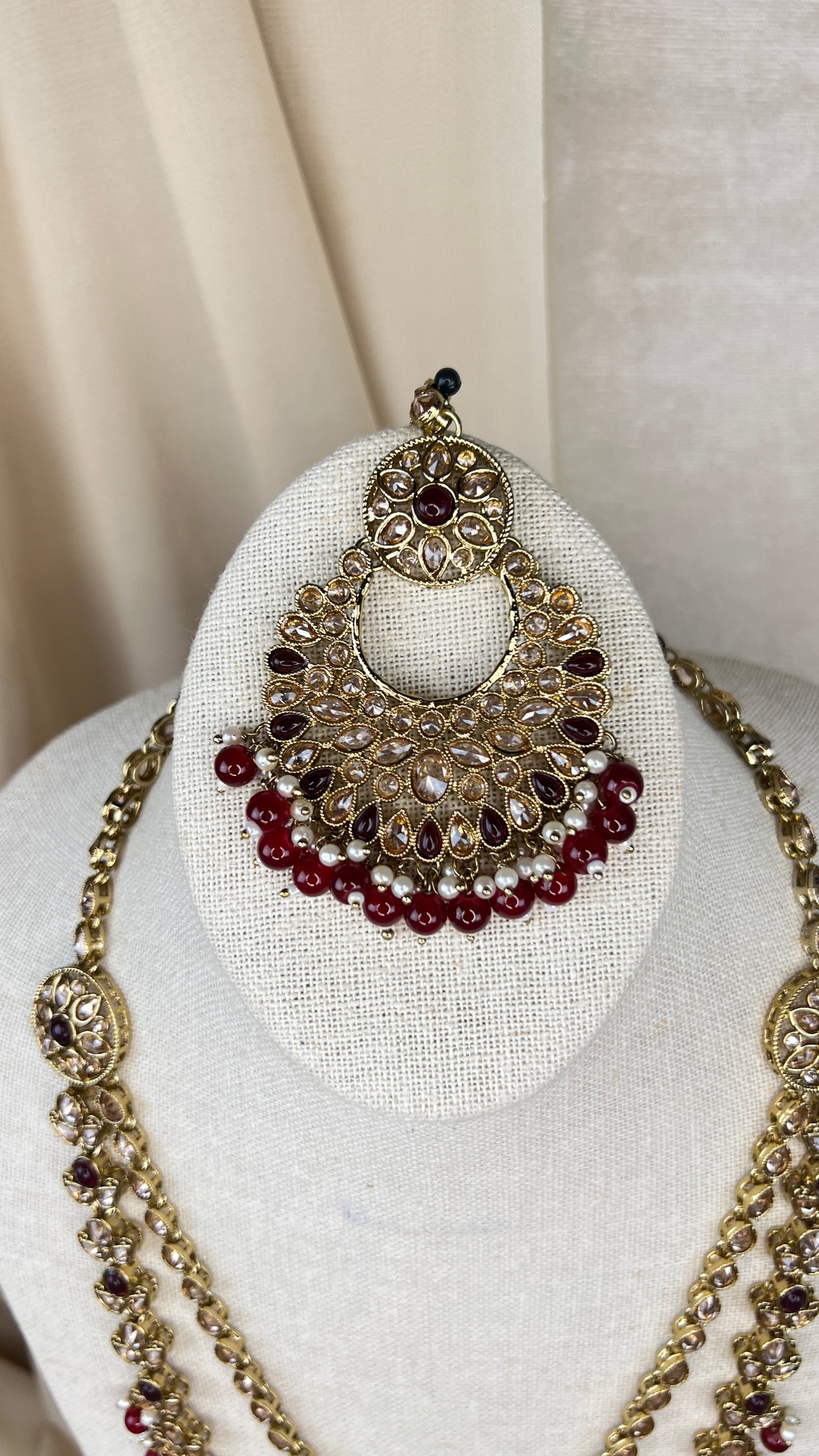 Polki Rani Haar | Mala | Long Necklace Set