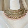 Large Semi Bridal Choker Bib Set