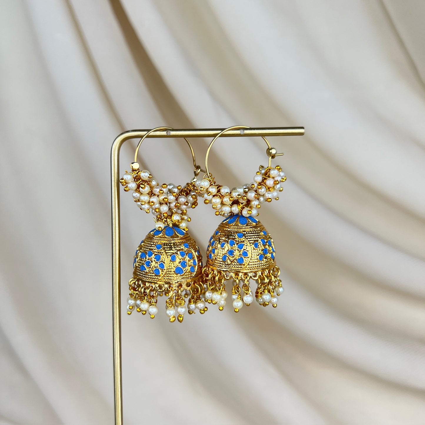 Jhumka Chandbali Earrings