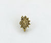 Peacock Gold Clip On Nose Ring