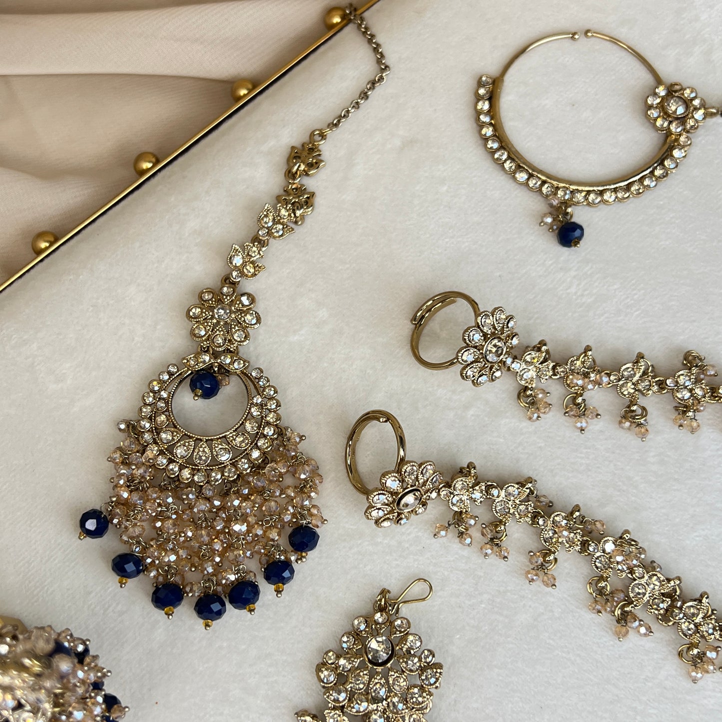 Long Layered Mala Full Bridal Set