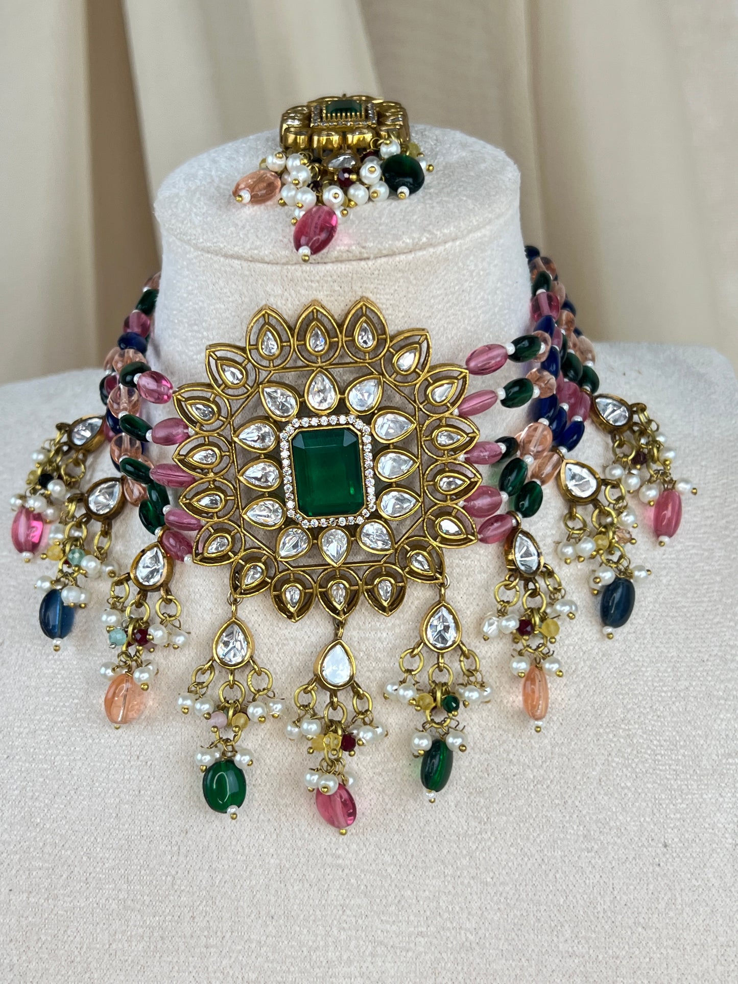 Pachi Kundan Choker Set