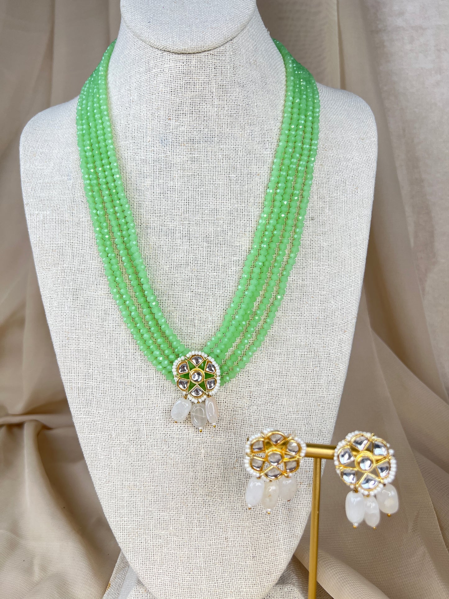 Beaded Strand Necklace Set