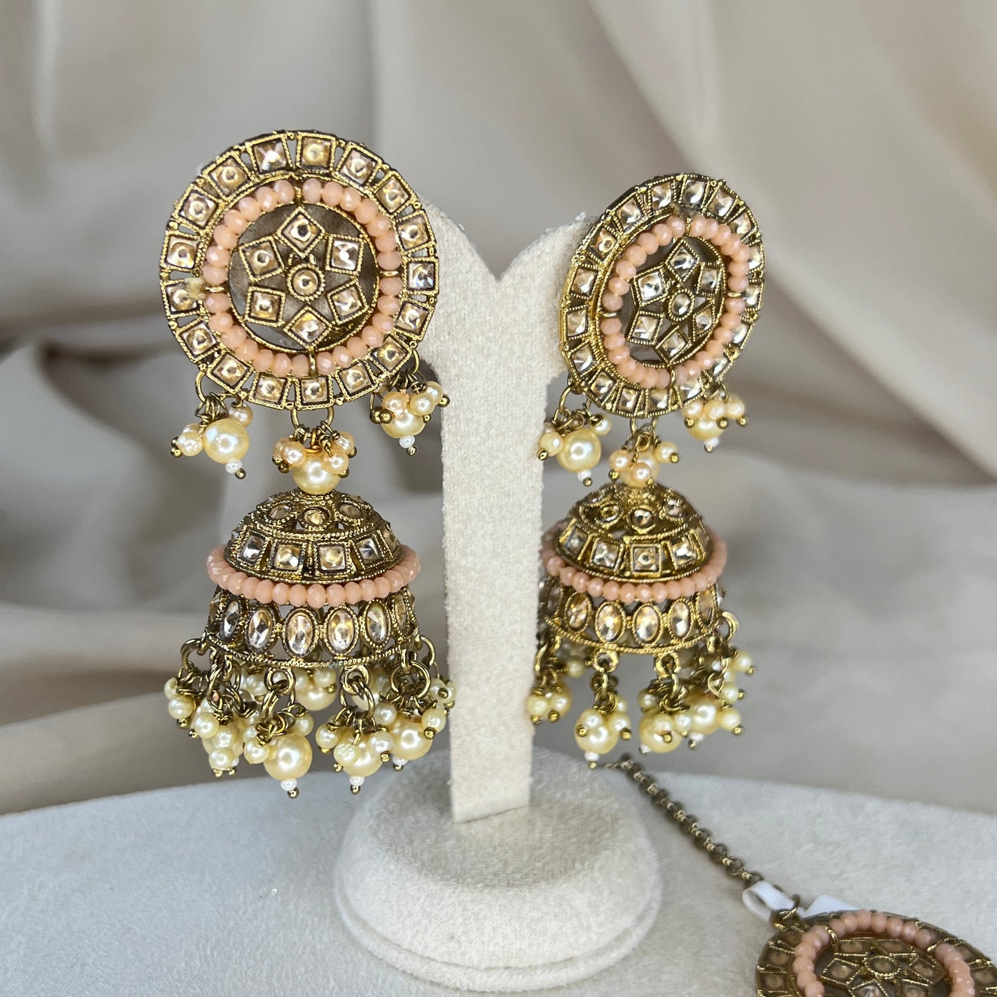 Jhumka Earring and Tikka Set