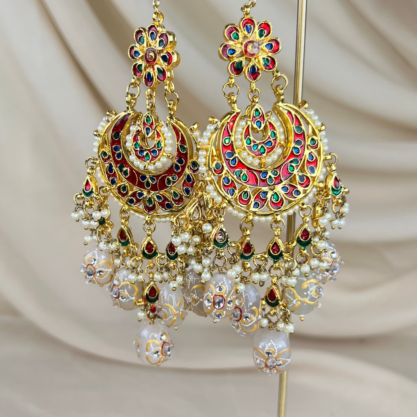 MeenaKari Kundan Earrings
