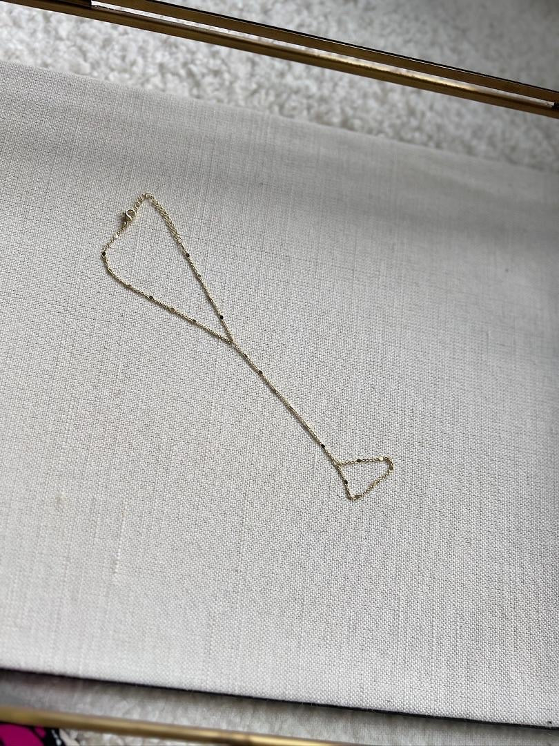 Simple Gold Chain  Hand Harness Ring Bracelet | Hath Panja