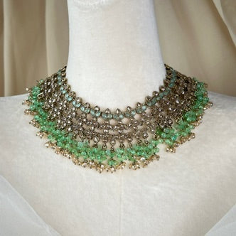 Pakistani Style Semi Bridal Set w/Jhoomar