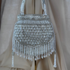 Silver Beaded Potli | Purse