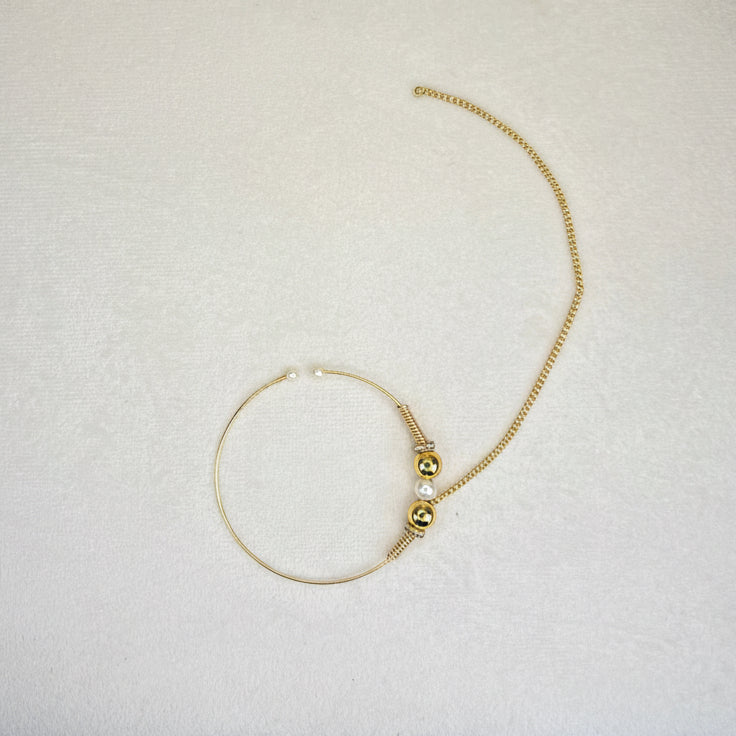 Bridal Gold Clip On Nose Ring | Naath