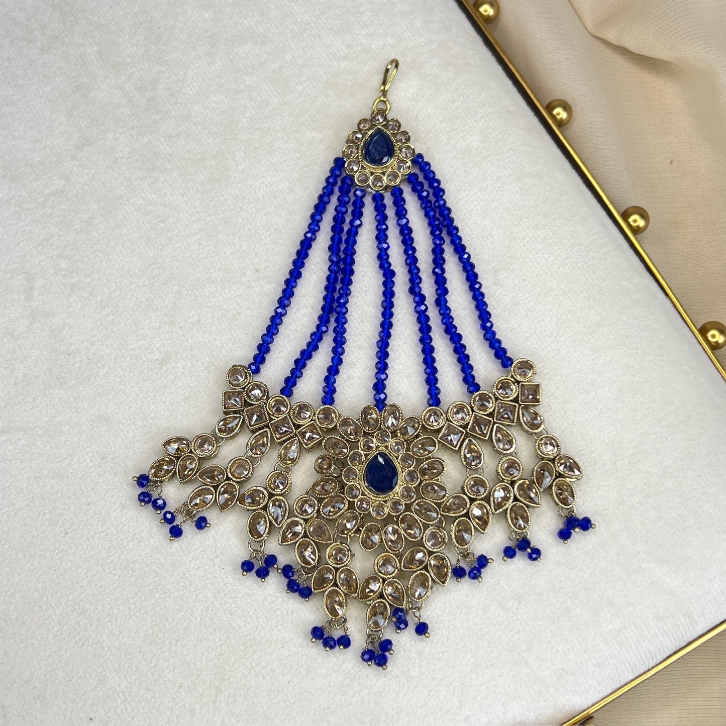 Oversized Polki Jhoomar | Jhapta | Side Tikka