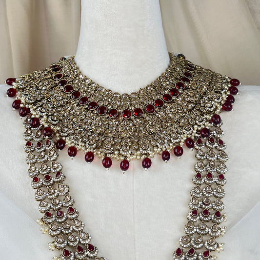 Maroon Full Bridal Set