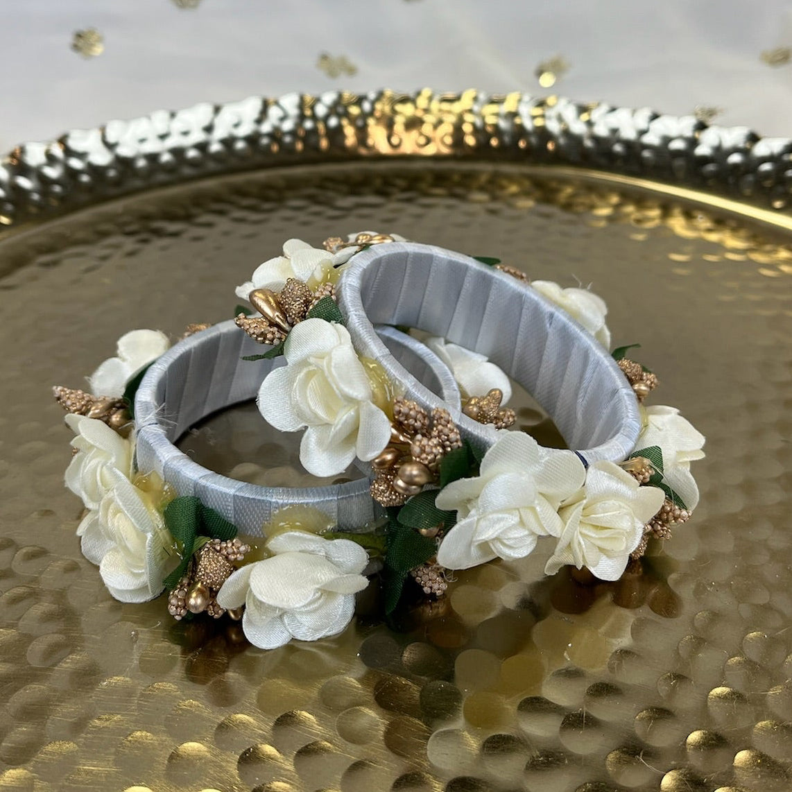 Floral | Faux Flower Bangles