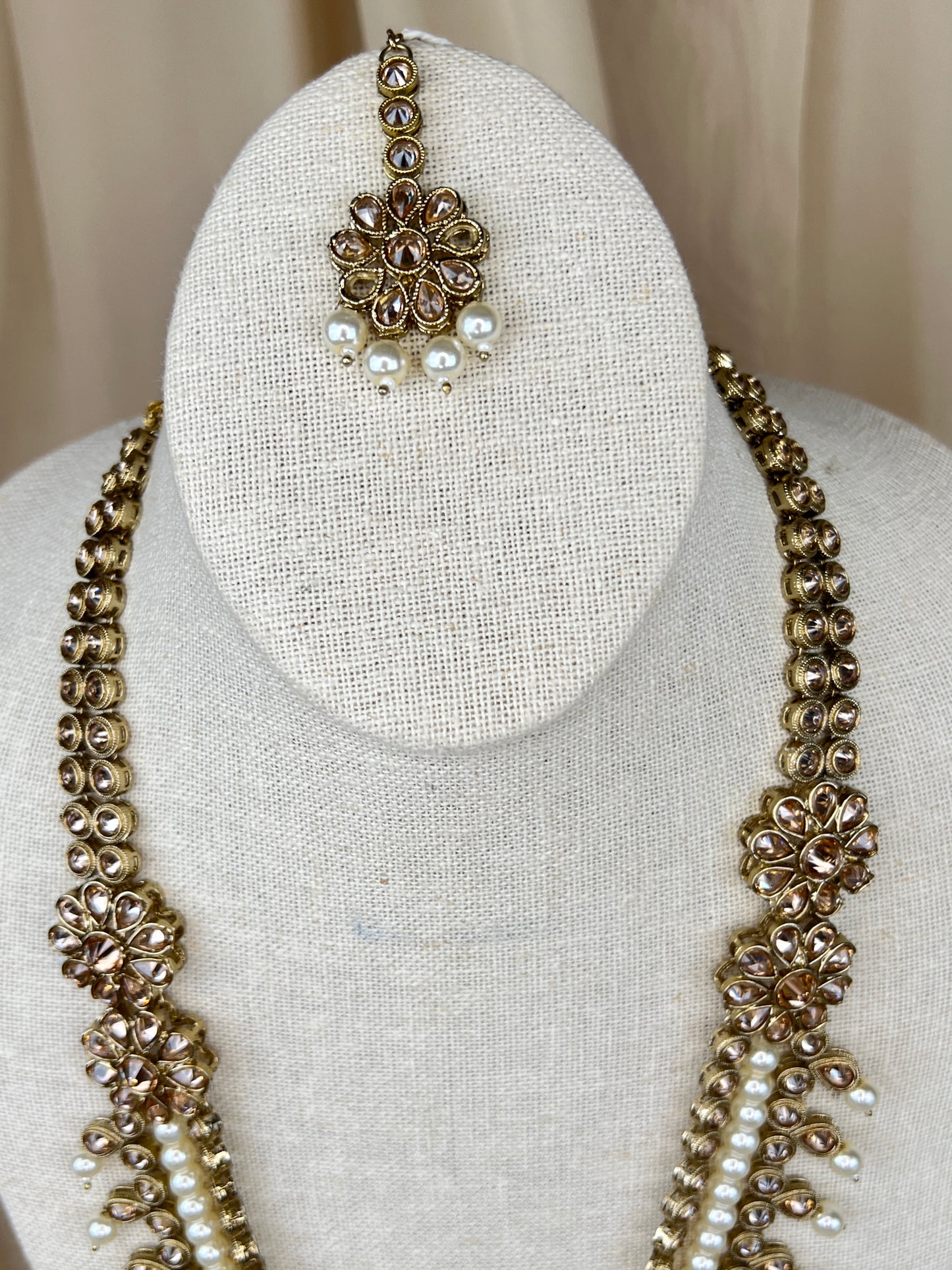 Polki Layer Mala | Haar | Necklace Set