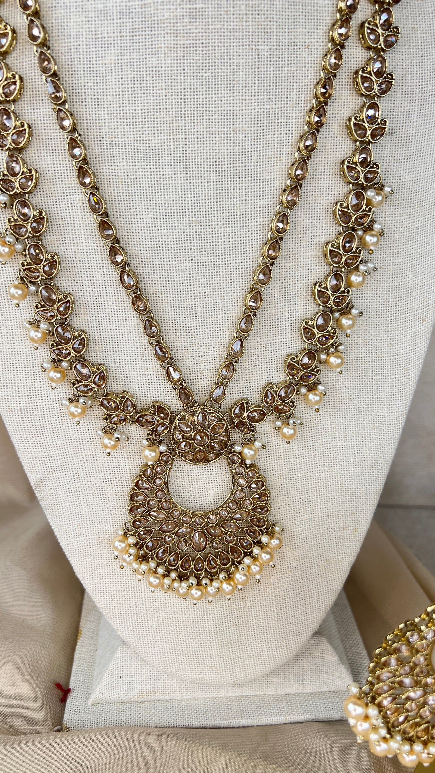 Polki Rani Haar | Mala | Long Necklace Set