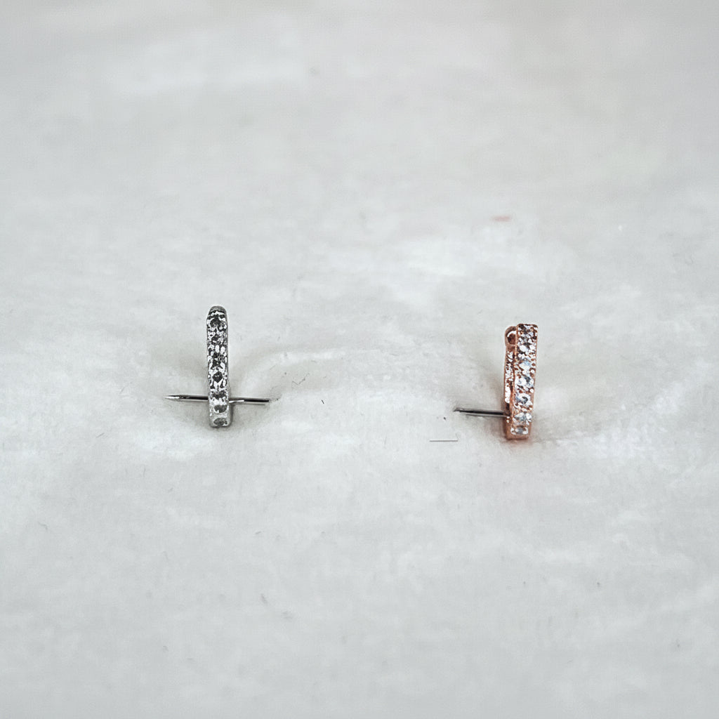 American Diamond Clip On Nose Pin