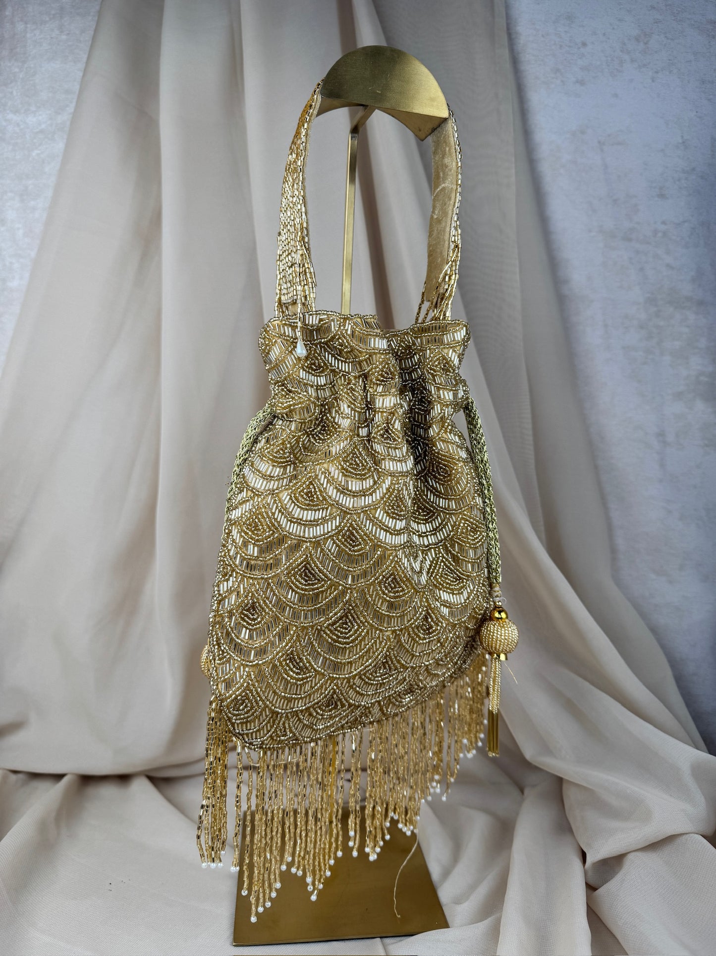 Gold Bridal Potli Bag | Purse