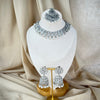 Silver Necklace Set w/Earrings & Tikka
