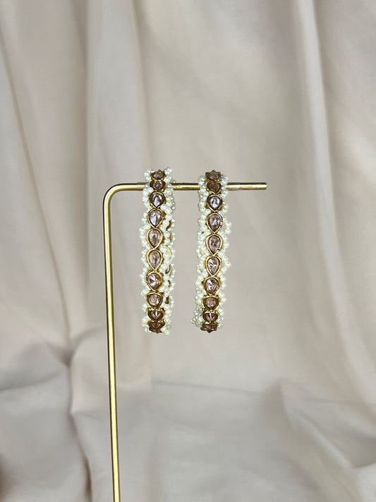 Pearl Bangle Pair