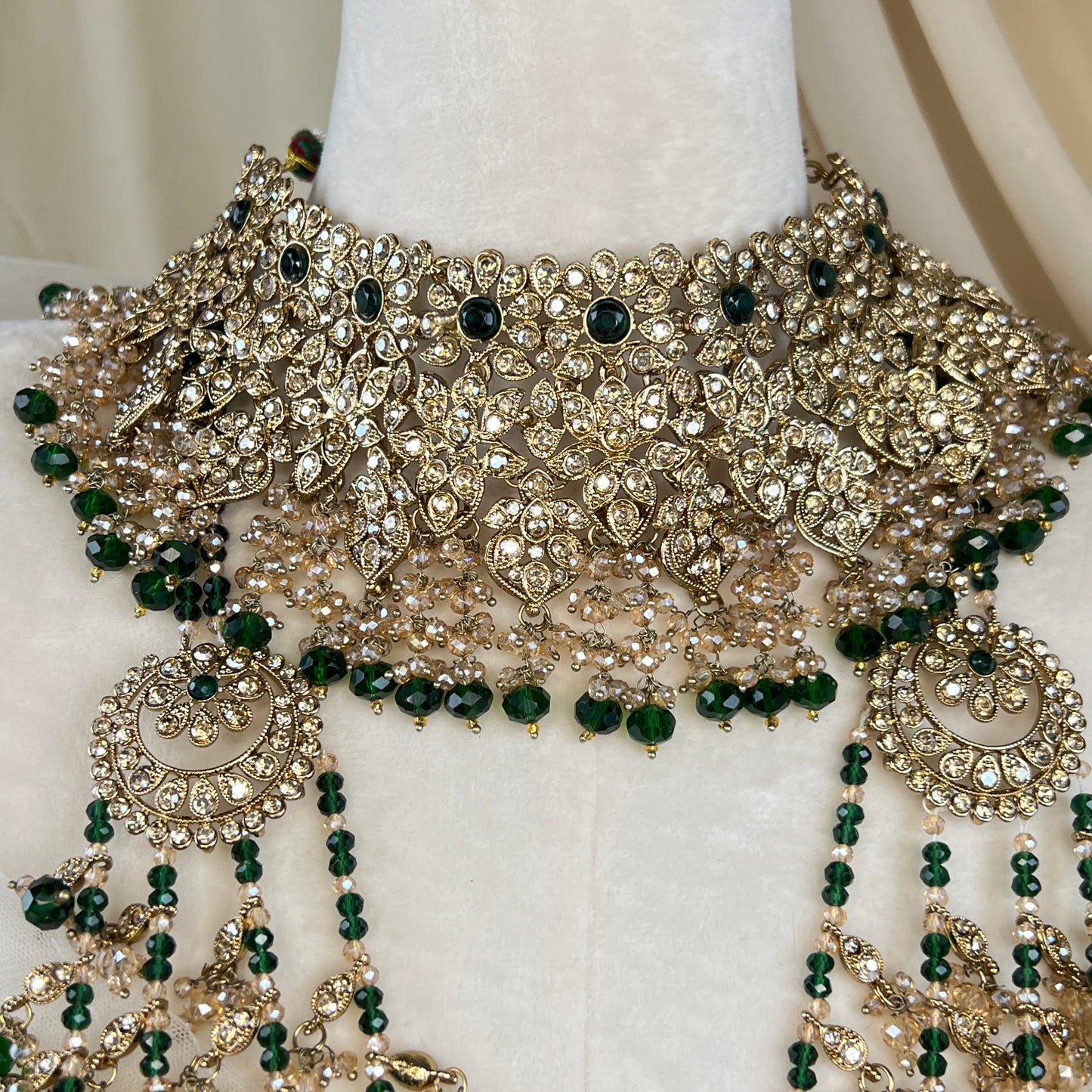 Long Layered Mala Full Bridal Set