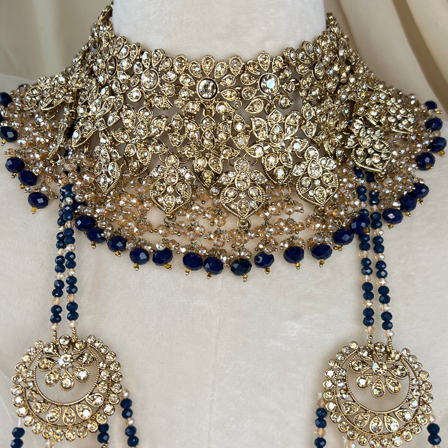 Long Layered Mala Full Bridal Set