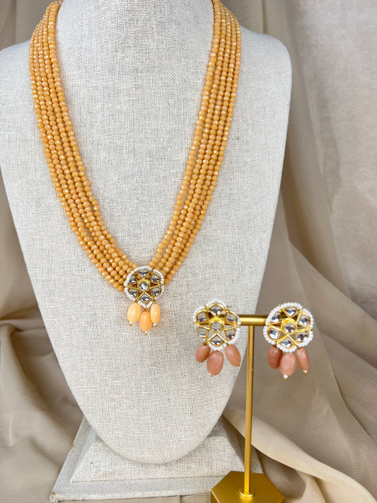 Beaded Strand Necklace Set