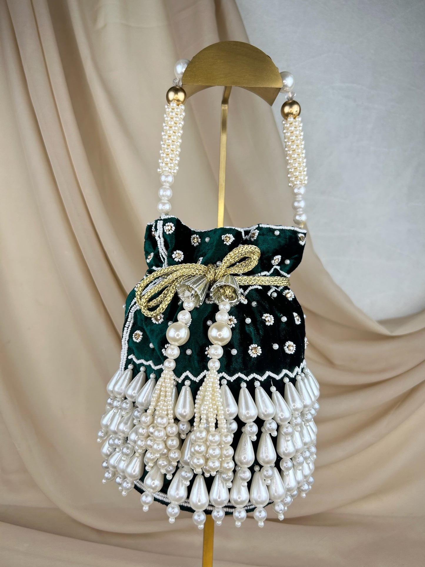 Pearl Beaded Potli  | Purse | Bag