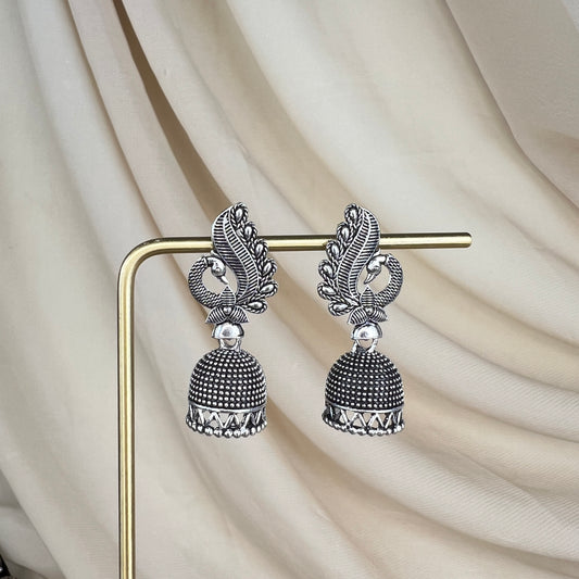 Small Oxidized Jhumka