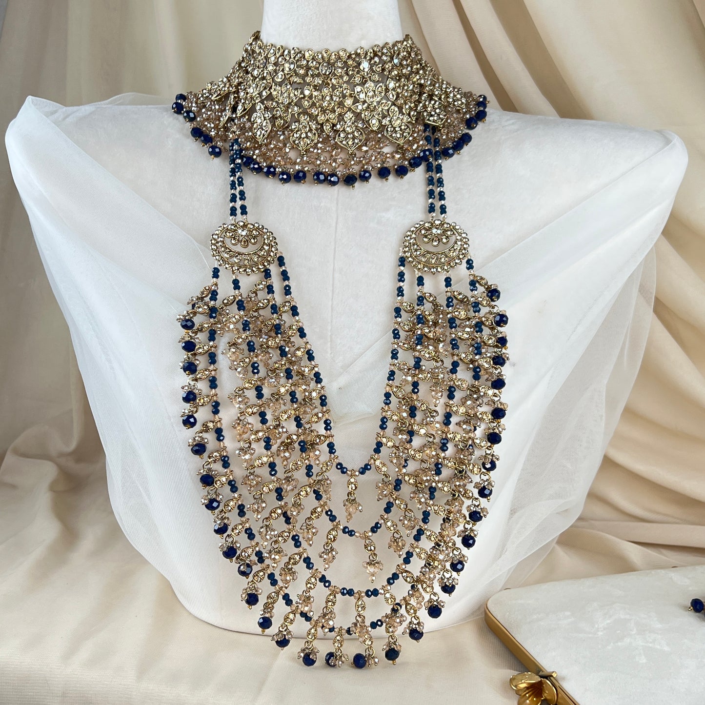 Long Layered Mala Full Bridal Set