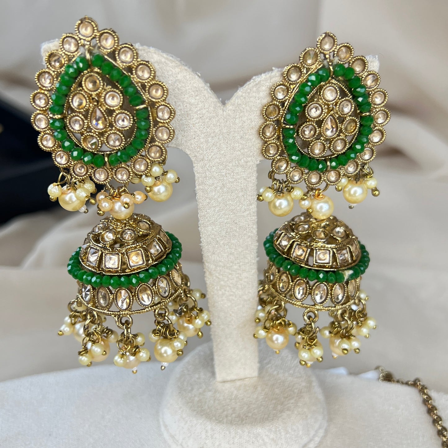 Jhumka Earring and Tikka Set