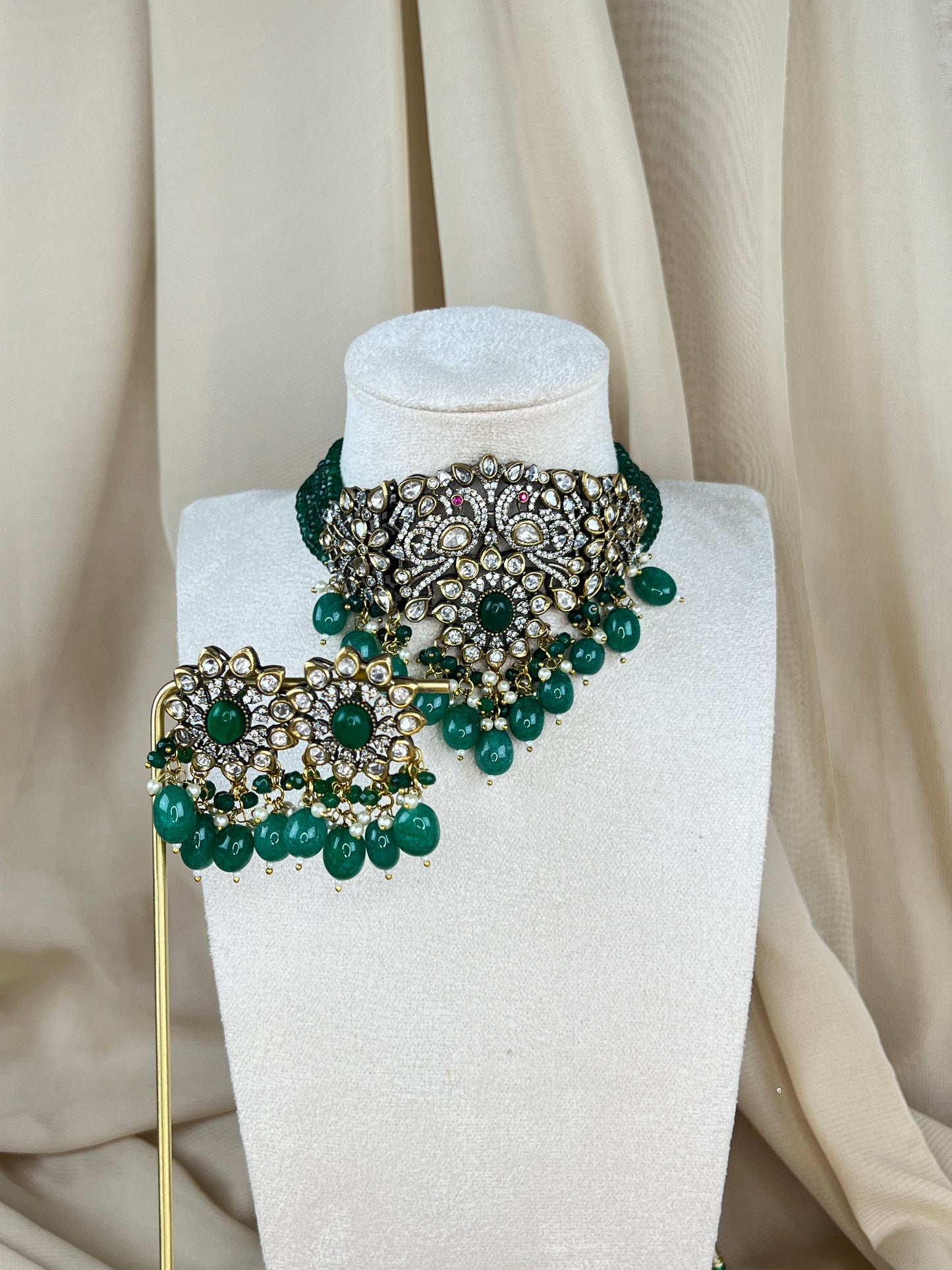 Victorian Kundan Choker Set
