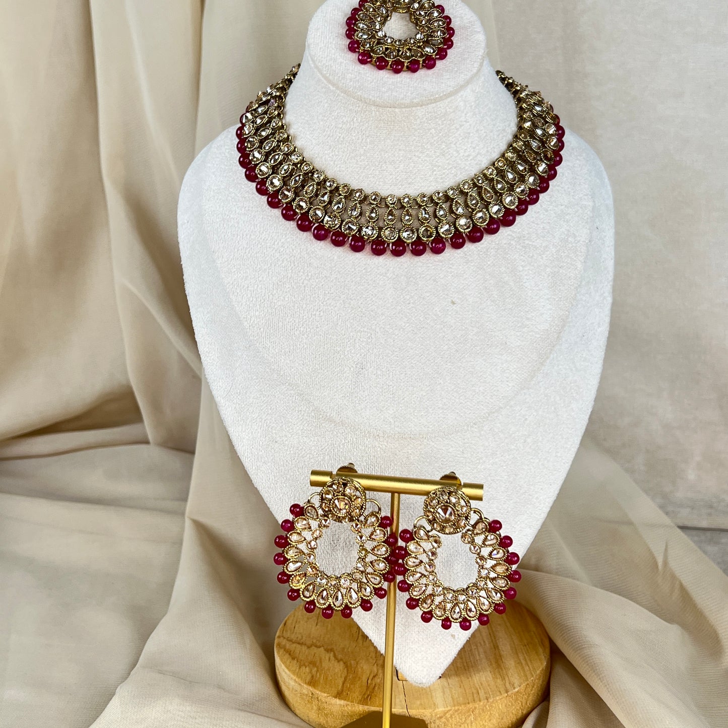 Polki Necklace Set