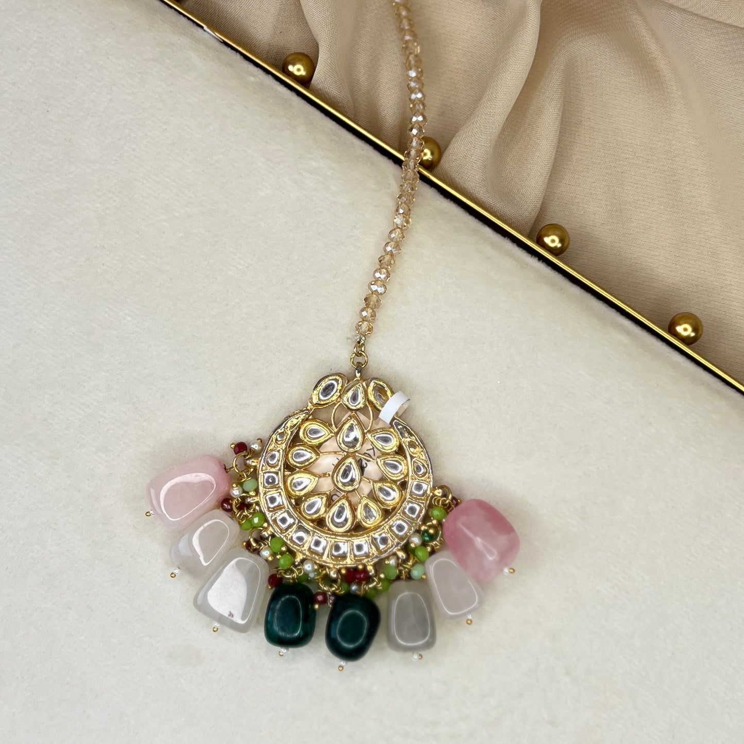 Multicolor Kundan Tikka