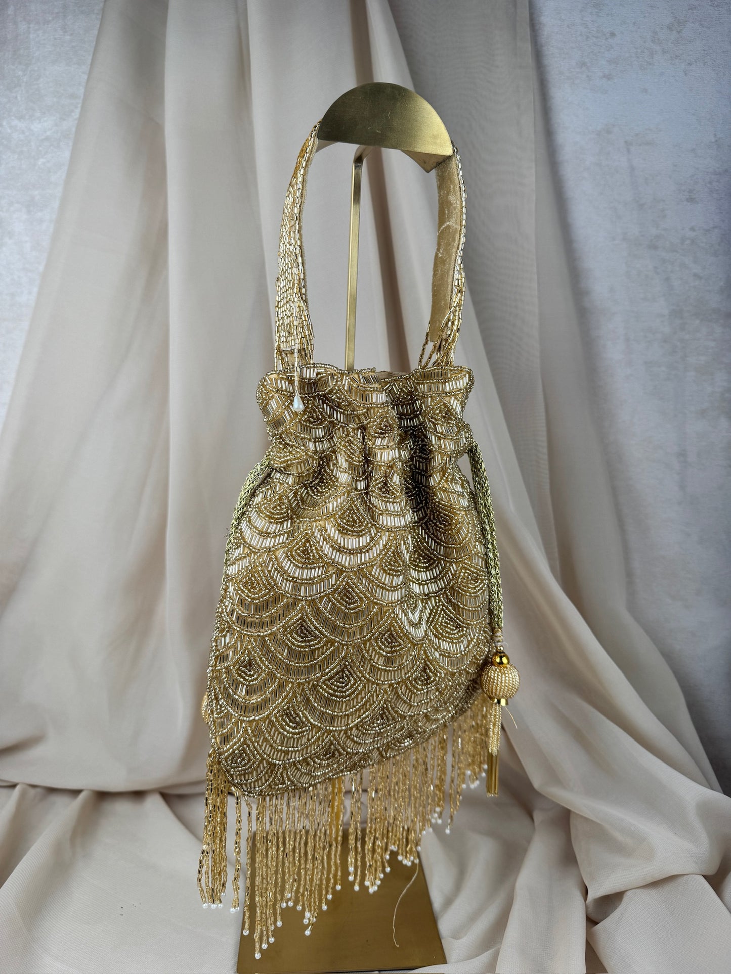 Gold Bridal Potli Bag | Purse