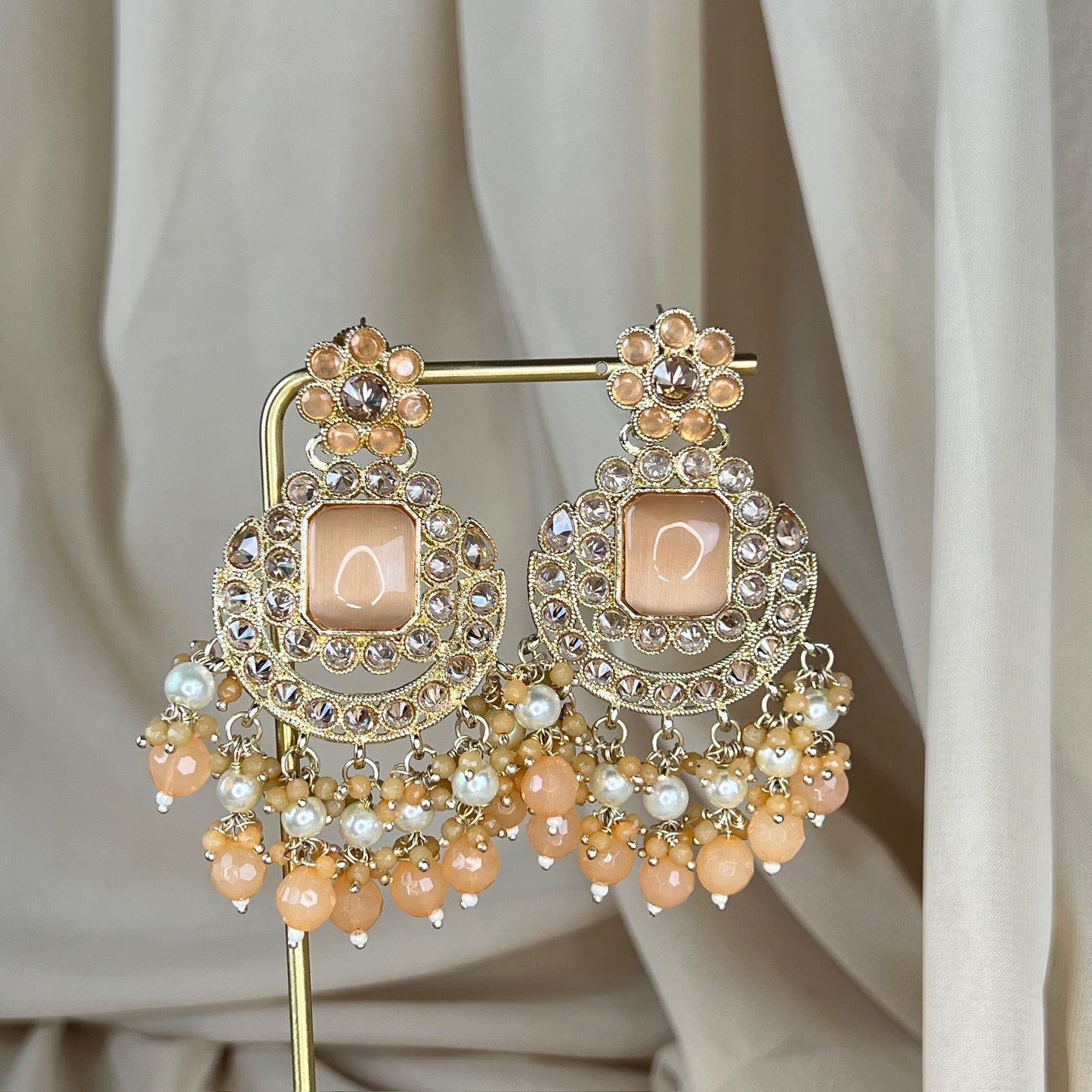 Polki Chandelier Earrings