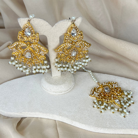 Pakisatani Style Earring & Tikka Set