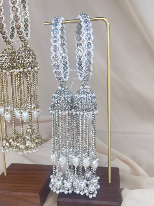 Polki Jhumka | Kaleera Pearl Bangle