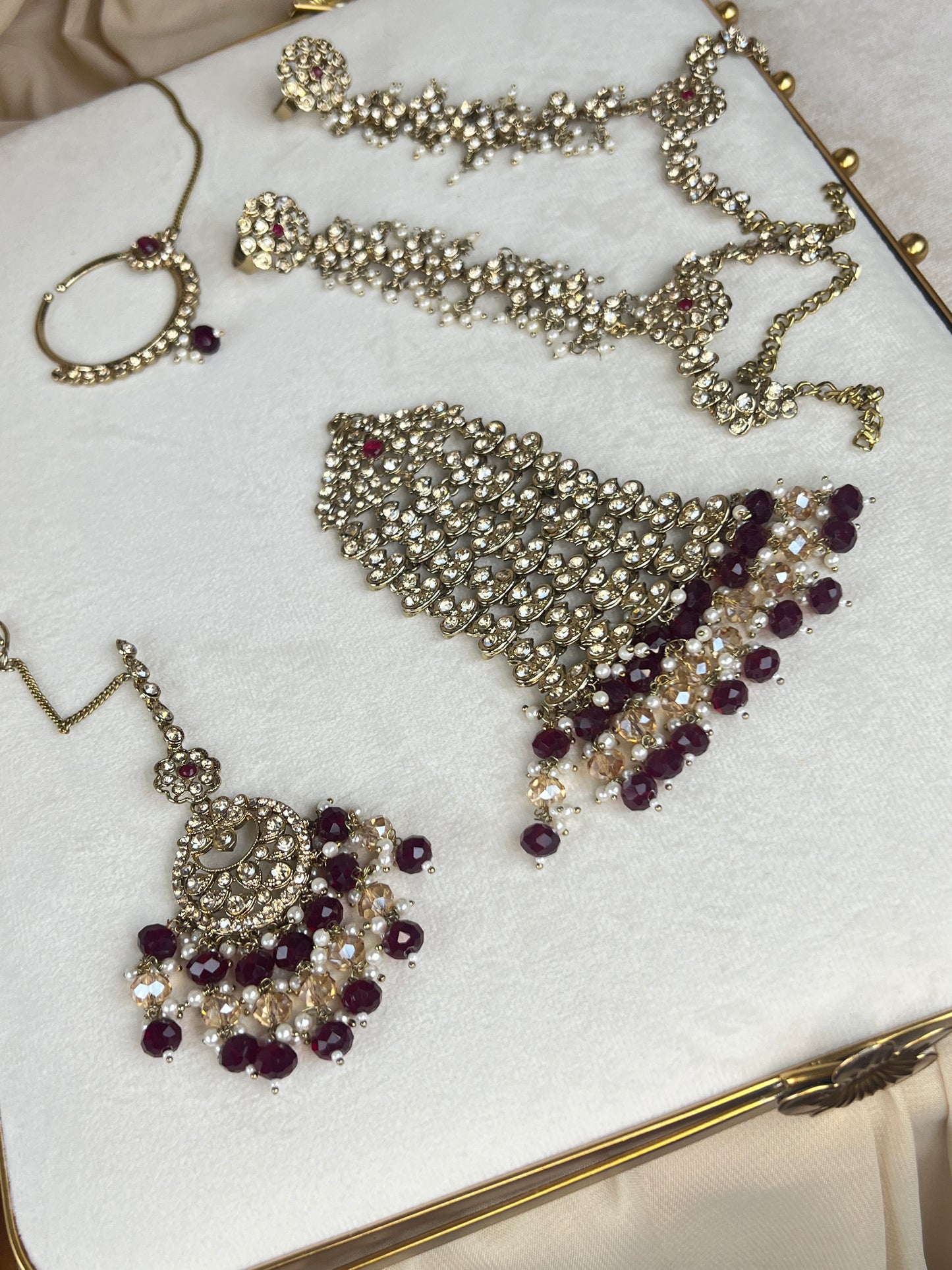 Double Choker Pakistani Style Full Bridal Set