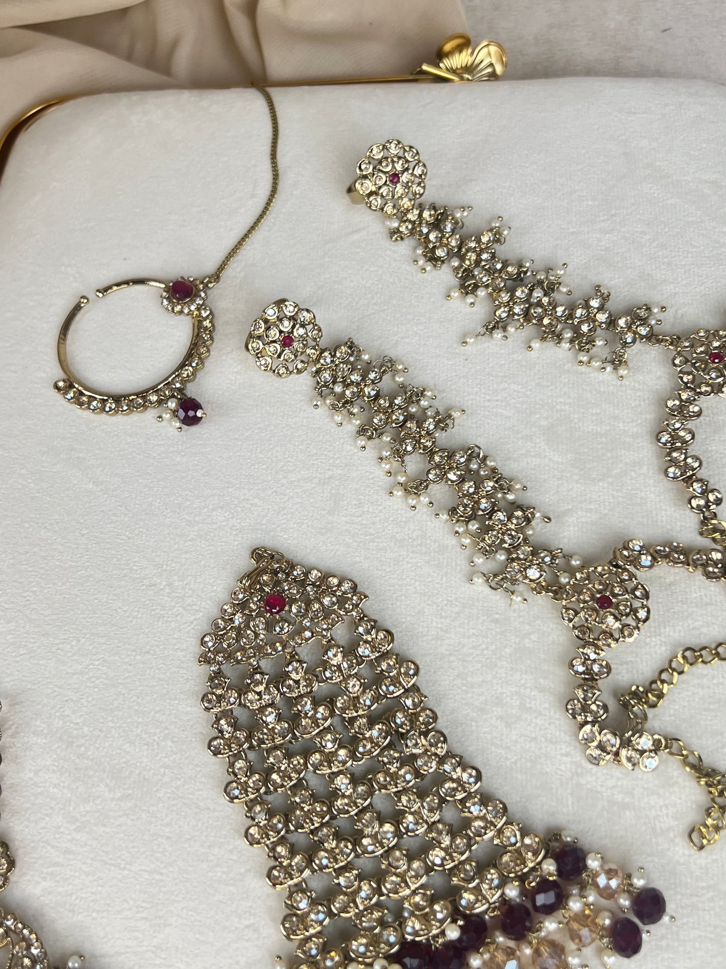 Double Choker Pakistani Style Full Bridal Set