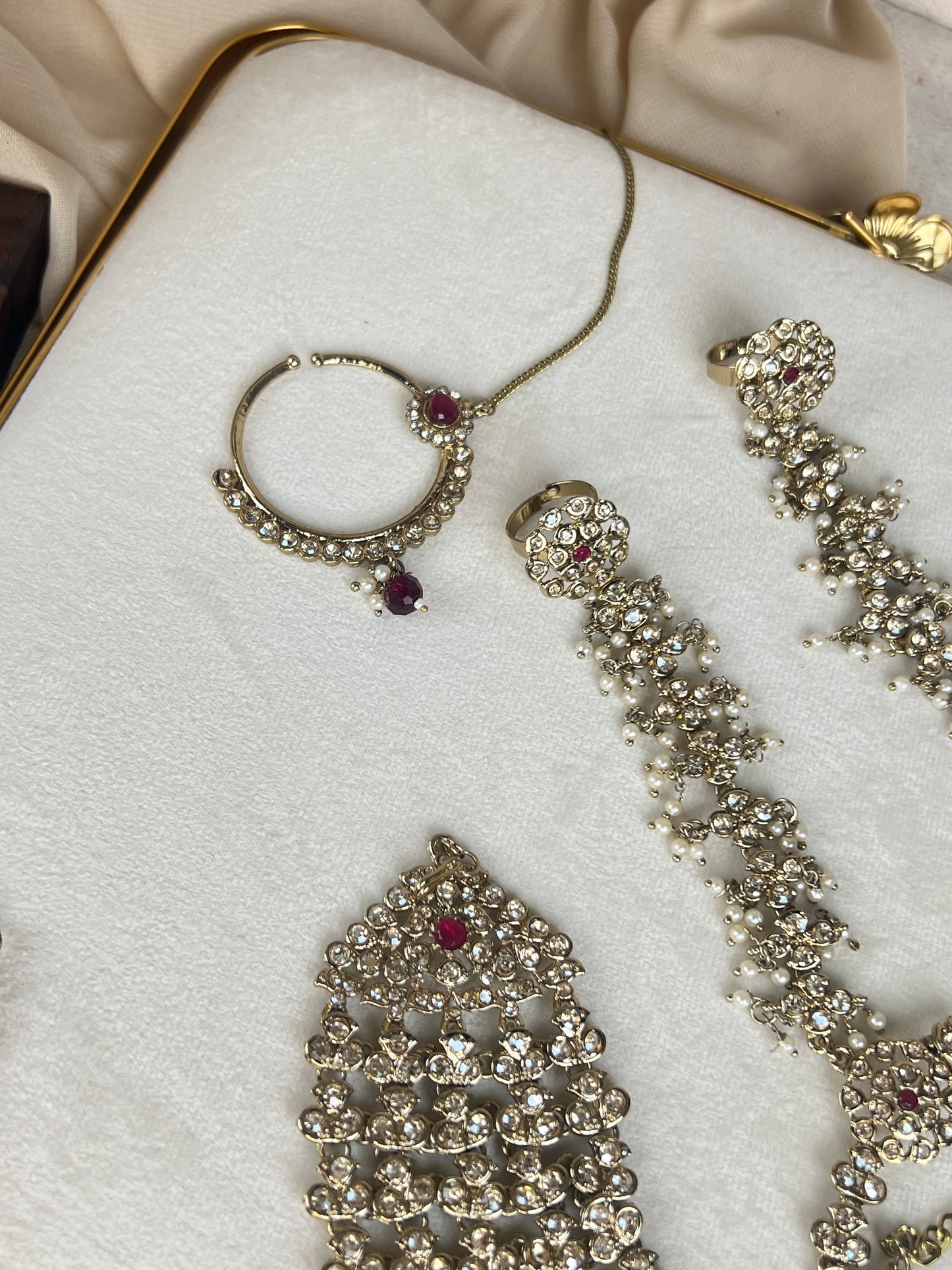 Double Choker Pakistani Style Full Bridal Set