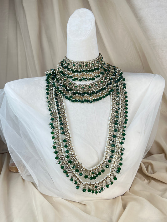 Double Choker Pakistani Style Full Bridal Set
