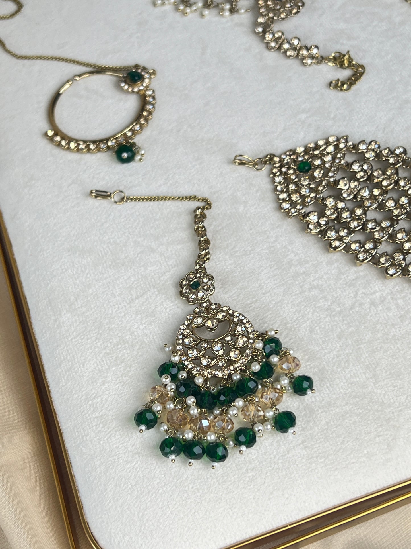 Double Choker Pakistani Style Full Bridal Set