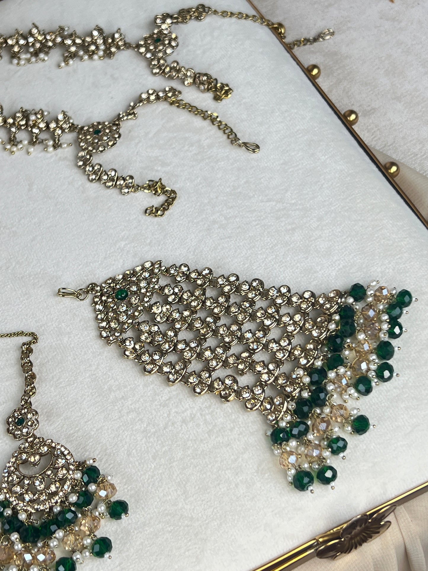 Double Choker Pakistani Style Full Bridal Set