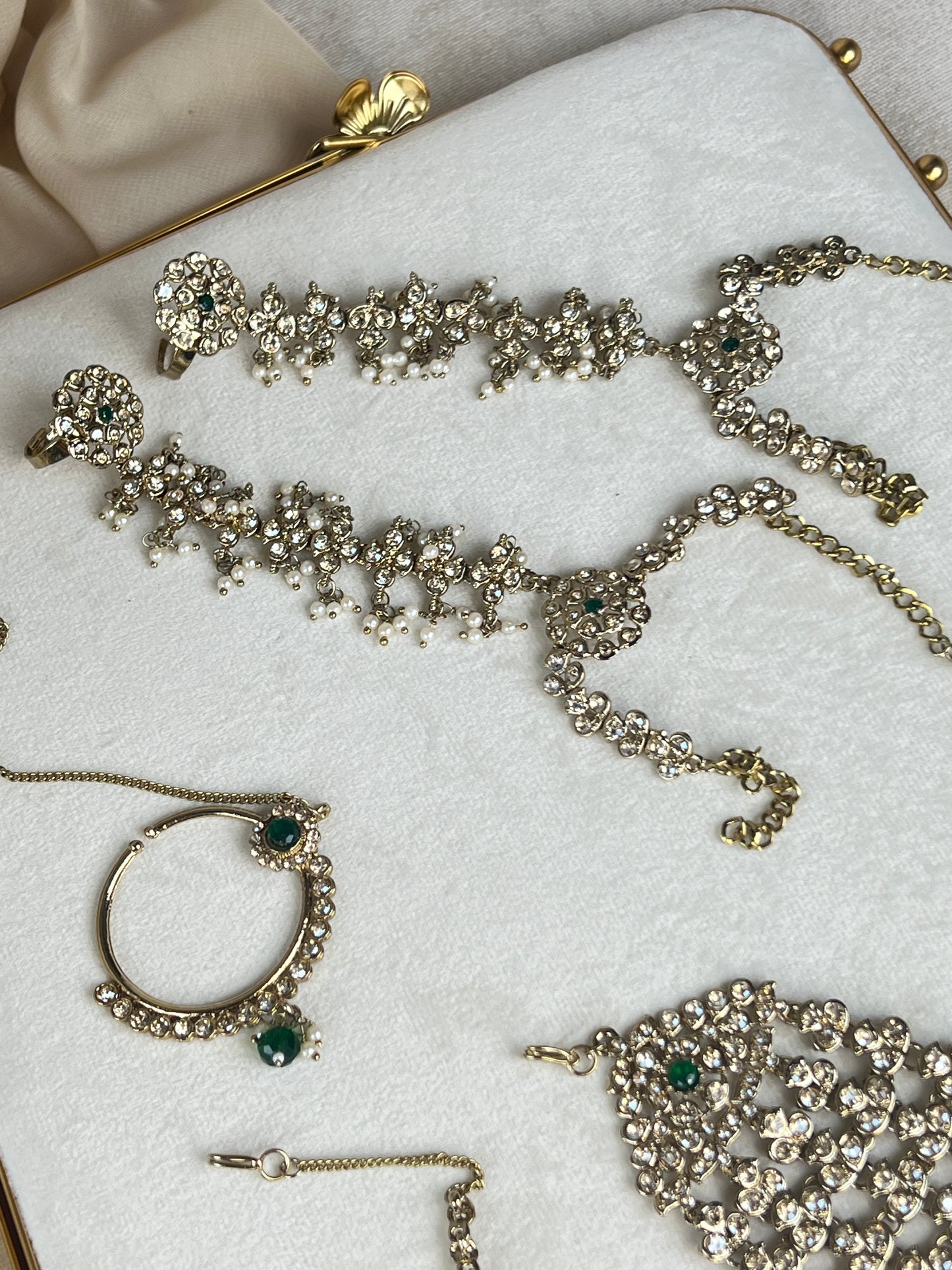Double Choker Pakistani Style Full Bridal Set