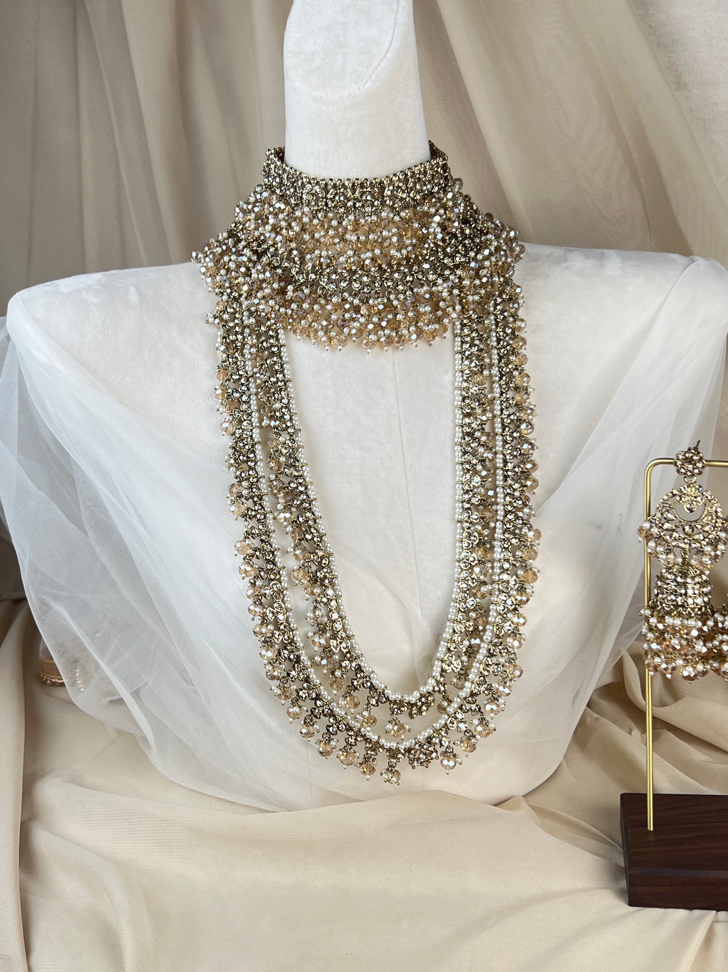 Double Choker Pakistani Style Full Bridal Set