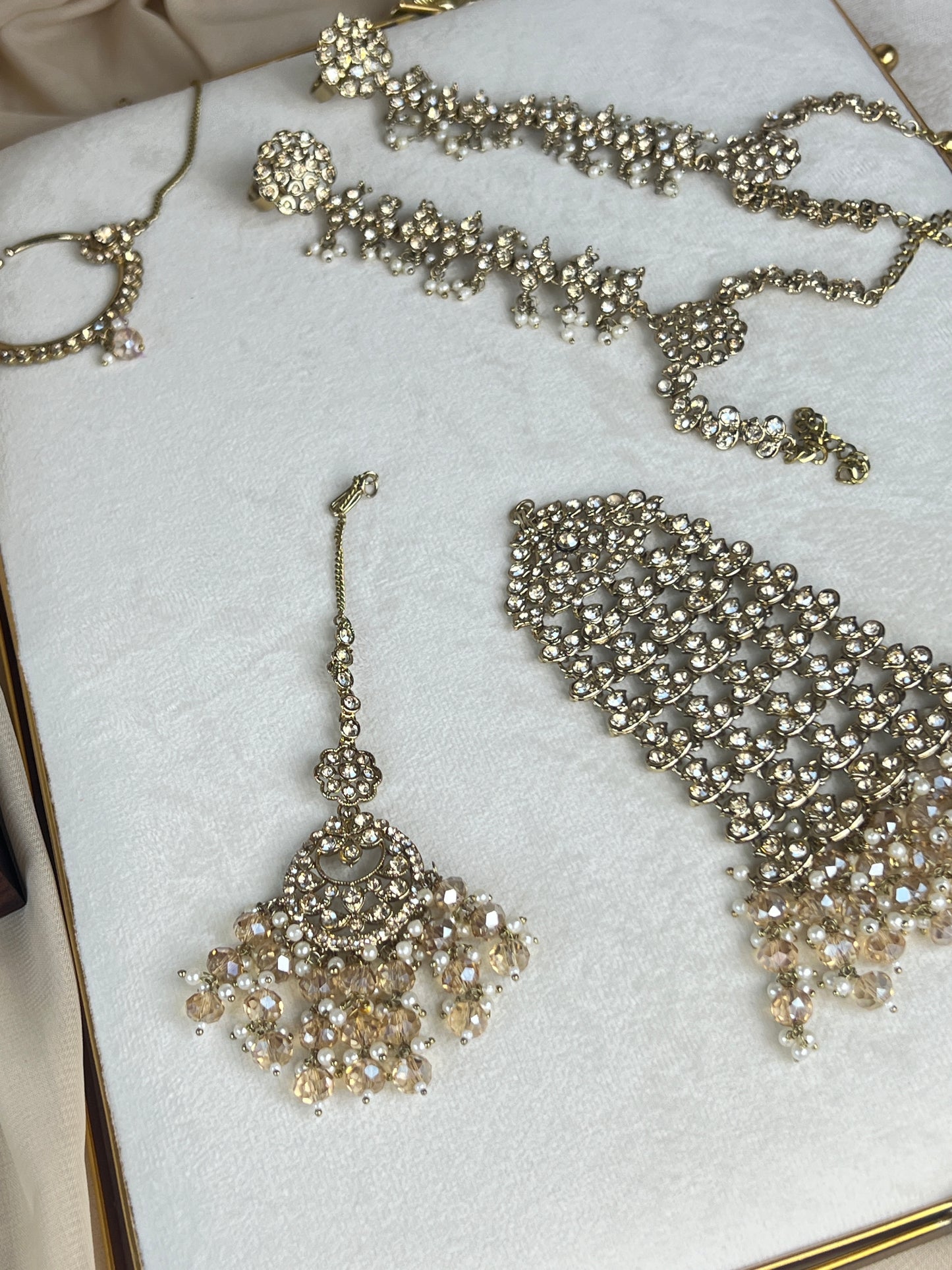 Double Choker Pakistani Style Full Bridal Set