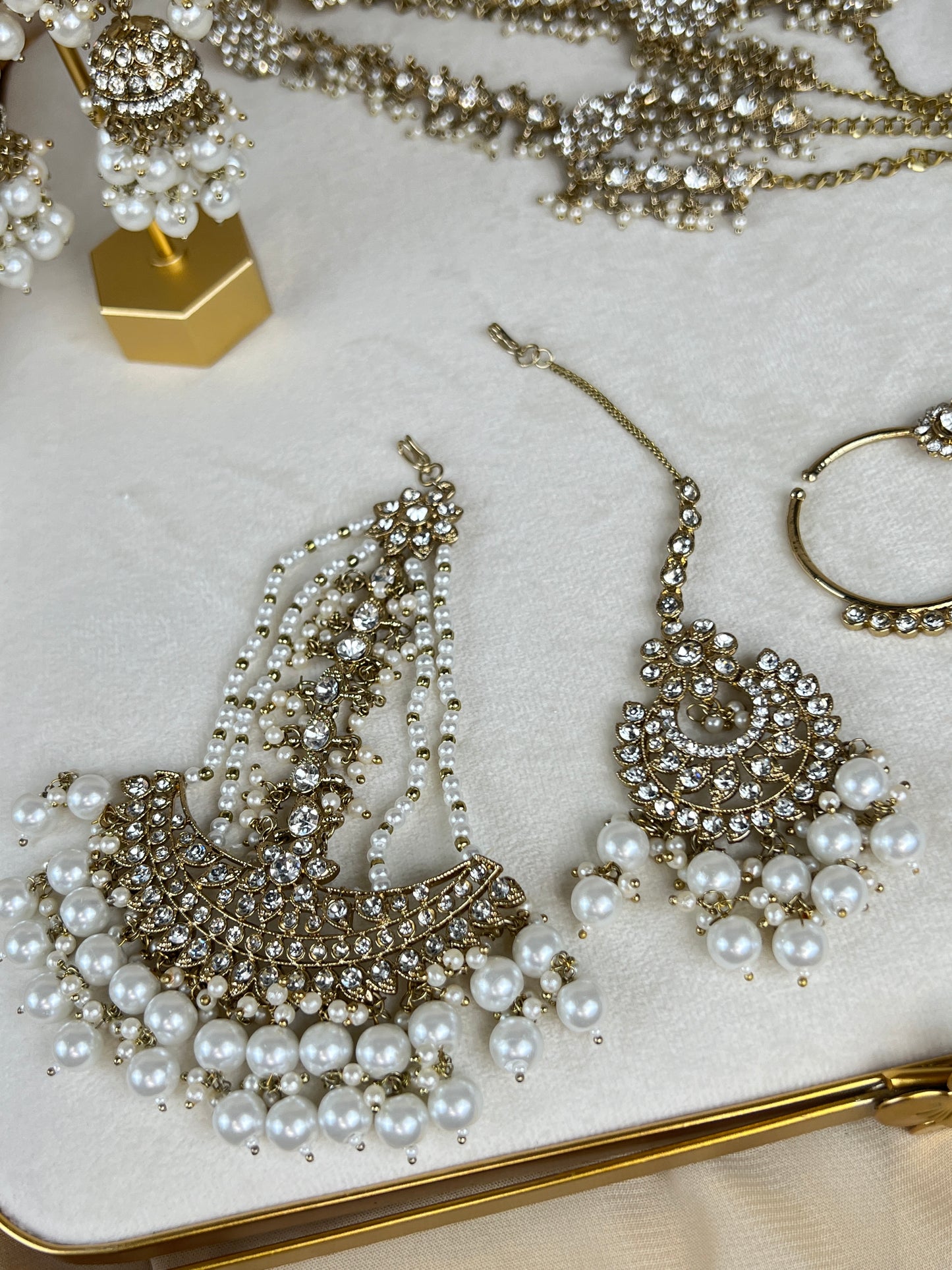 Double Choker Style Pakistani Full Bridal Set