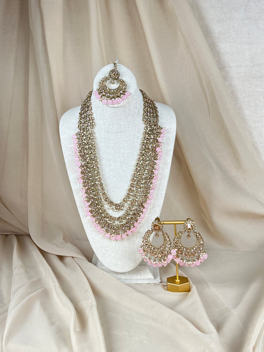 Long Layered Mala | Haar Polki Set