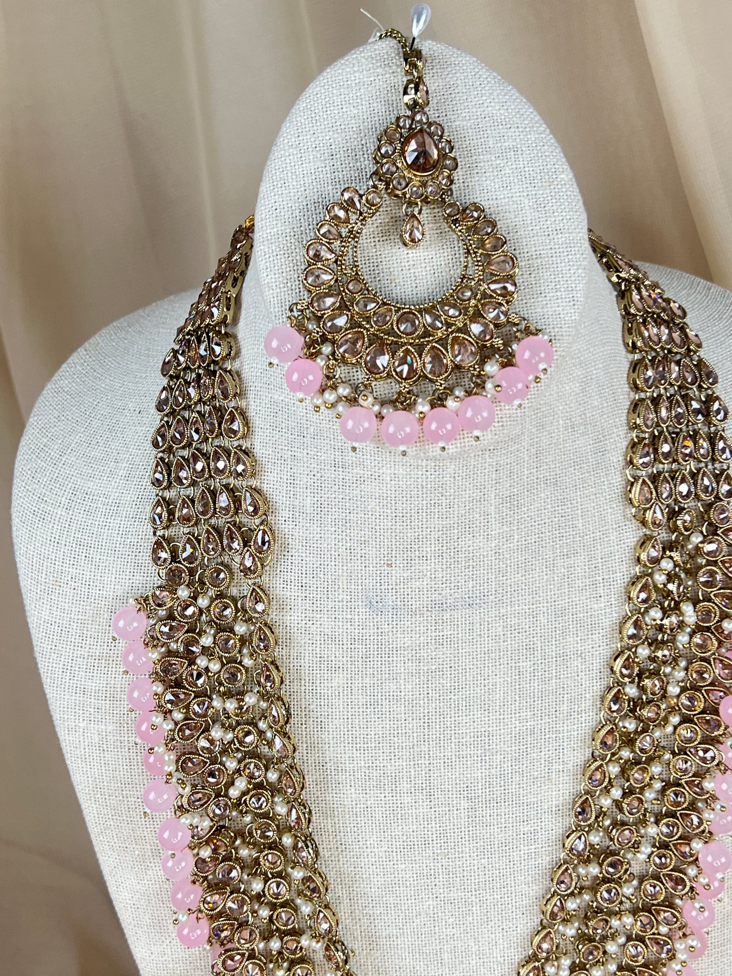 Long Layered Mala | Haar Polki Set
